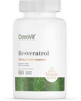 Supplementen - OstroVit - Resveratrol - VEGE - 60 HPMC Capsules - Hoge dosering! - trans-resveratrol