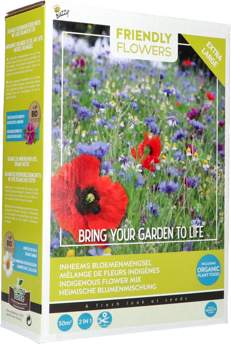 Buzzy Bloemmengsel inheems 50m2 - Bloemzaden