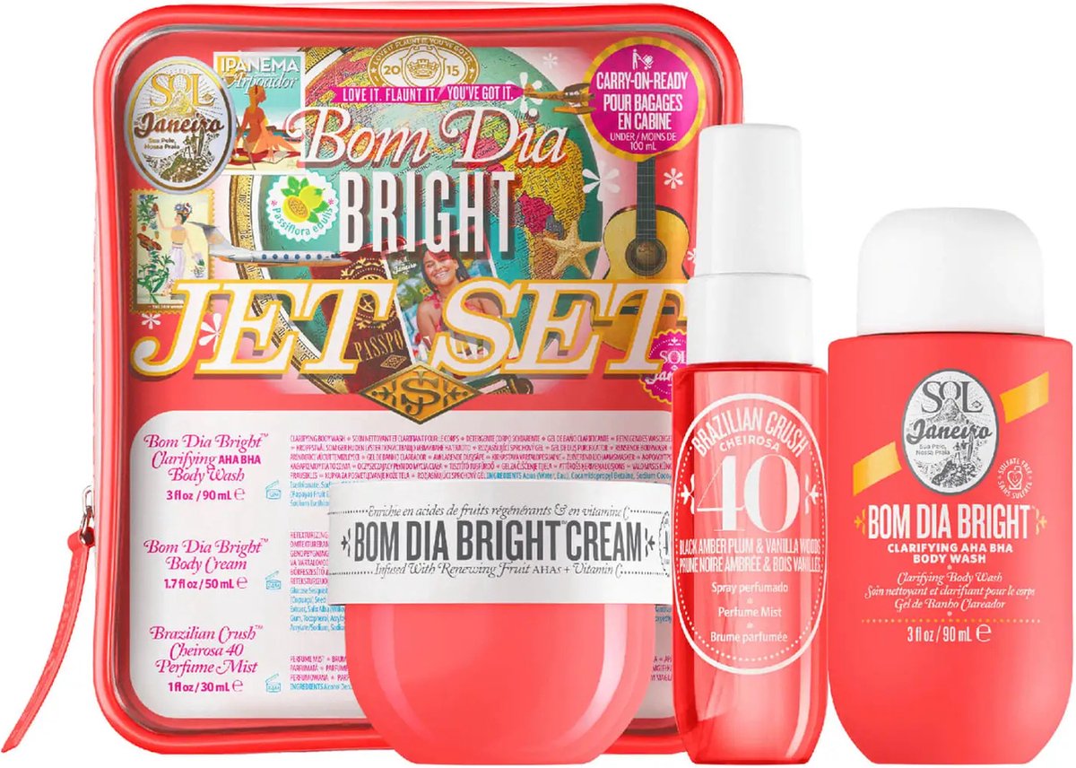 Sol de Janeiro Bom Dia - Jet Set - bath & Body - Douchgel - Bodylotion - Bodymist
