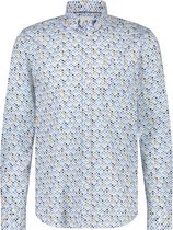 State of Art - Overhemd Print Lichtblauw - Heren - Maat 3XL - Regular-fit