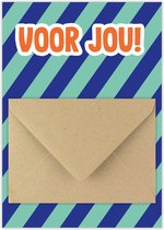 Geldkaart Voor jou - Cadeaukaart envelop - Geld geven cadeau - Cadeaubon geven