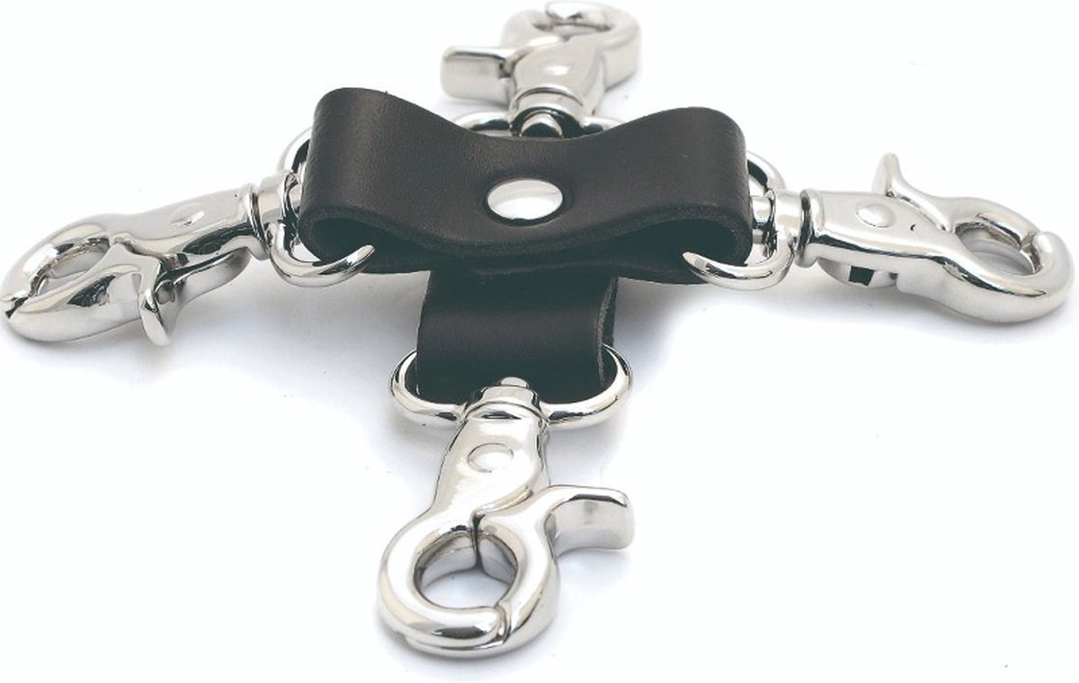 Mister B leren hog tie connector