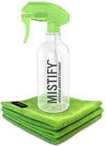 Other Mistify Natural Screen Cleaner 500ml. Giant Spray Bottle with 3 Microfibre Cloths