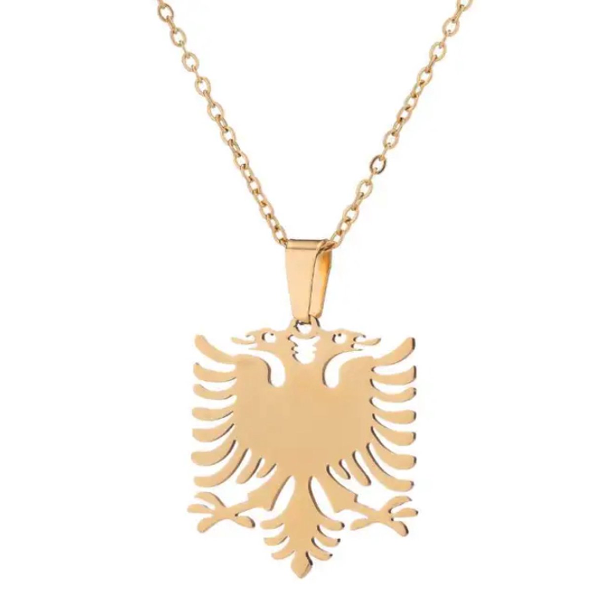 Hiden - Ketting - Sieraden - Ketting Dames - Ketting Heren - Mode - Goudkleurig - Albanie