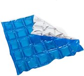 Herbruikbare flexibele koelelementen - icepack/ijsklontjes - 28 x 25 cm - blauw