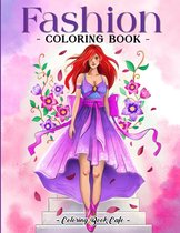 Fashion Coloring Book - Coloring Book Cafe - Kleurboek voor volwassenen