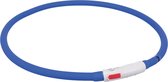 Trixie Halsband Usb Siliconen Lichtgevend Oplaadbaar Rood - 70X1 CM