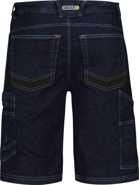 Jeanswerkshort met stretch