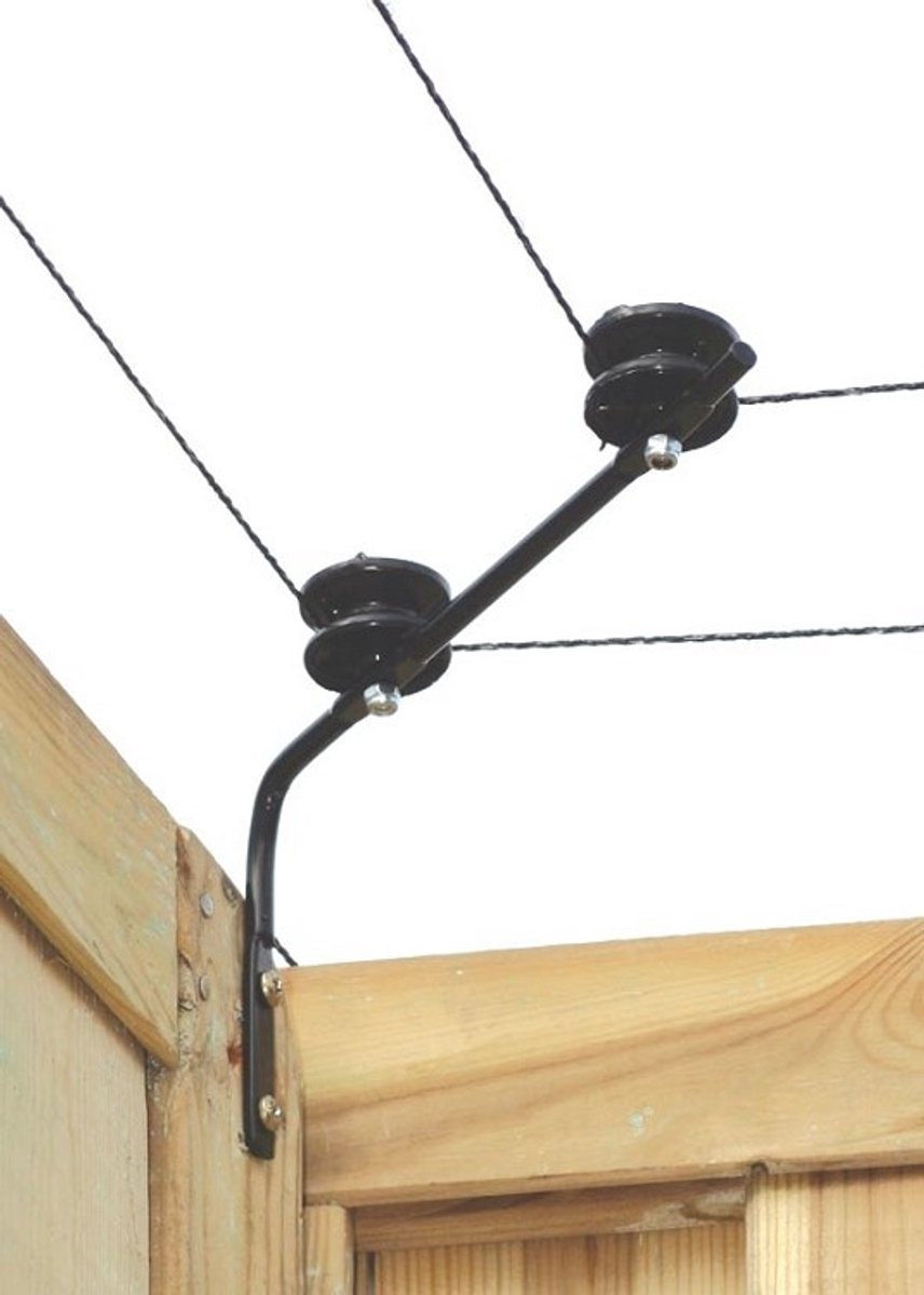 Koltec Isolatorsteunen 2 st + rolisolatoren 4 st — muursteunen isolator rolisolator Koltec