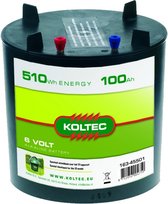 Koltec Batterij 6 Volt 510 WH rond 100 Ah