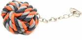 Jouet Tug Corde Balle & Chaine 23cm orange