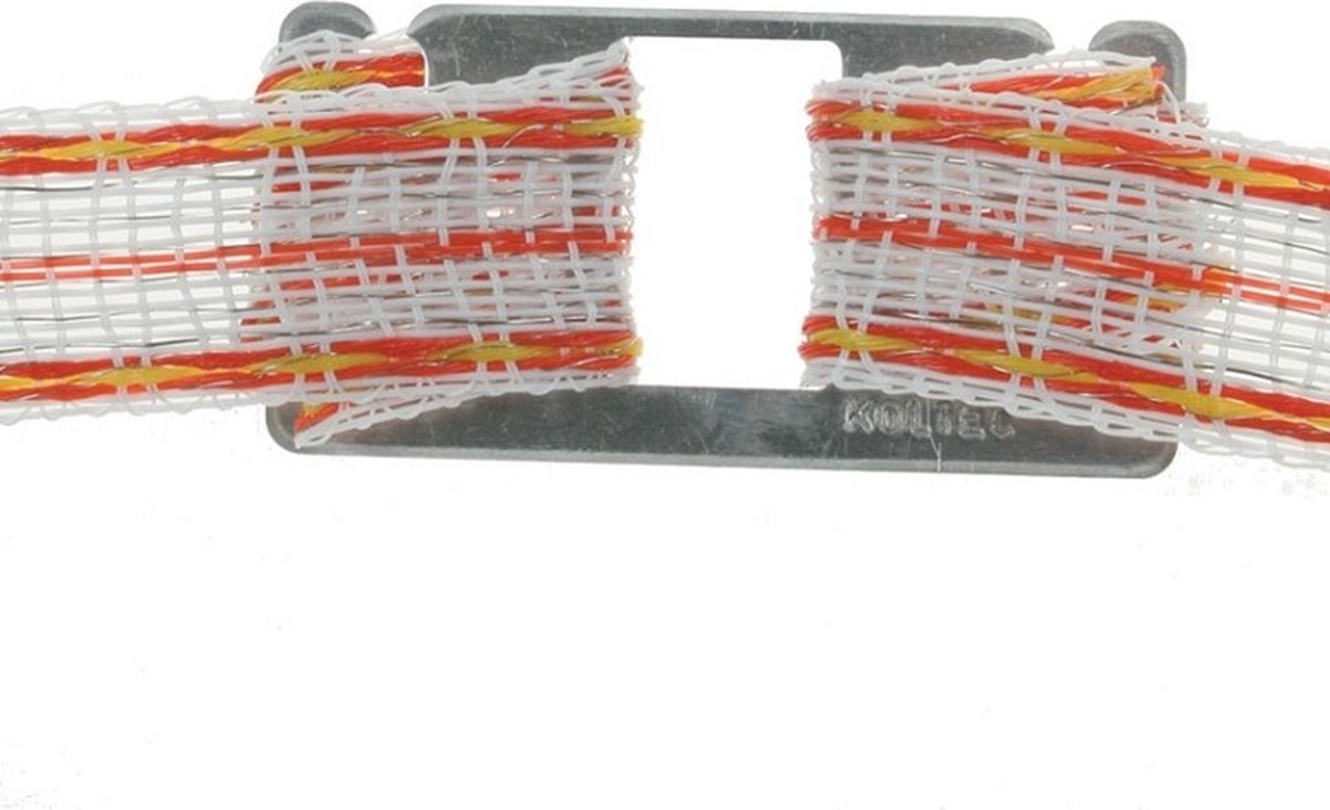 Koltec Lintverbinders Aluminium — verbinders voor lint tot 20 mm, 10 stuks - lintverbinder 20 mm, Koltec lintverbinder, verbinders lint 10 stuks, aluminium lintverbinder, schriklint connector