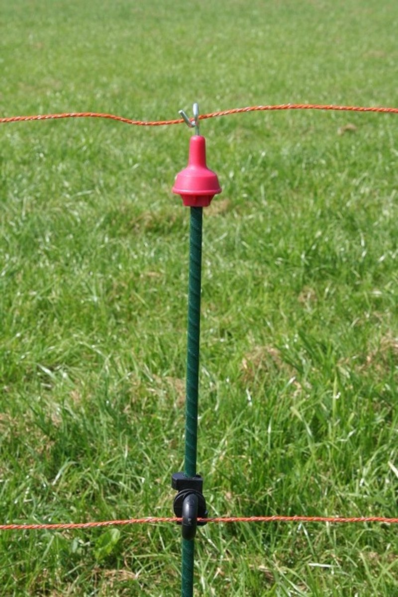 Koltec Veerstaal paal ovaal 105cm met topisolator