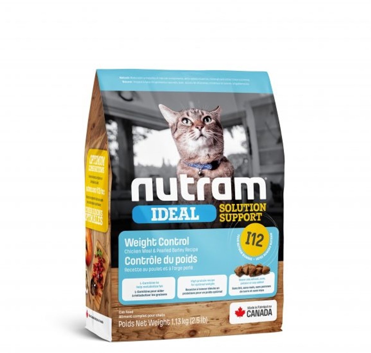 Nutram Nutram kattenvoer Weight Control I12 5,4 kg - Kat