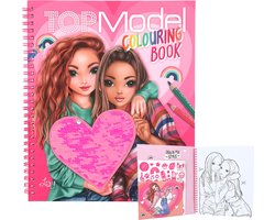 foto van Depesche - TOPModel kleurboek met pailletten