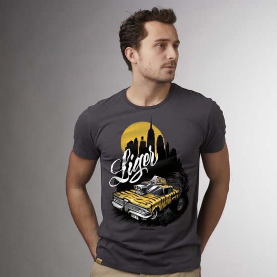 LIGER - Limited Edition van 360 stuks - Moker Ontwerp - New York - T-Shirt - Maat 3XL