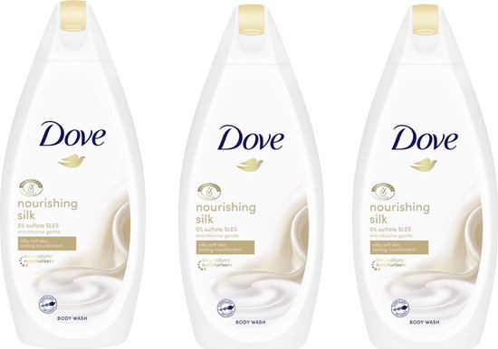 Dove Douchegel Nourishing Silk - Voordeelverpakking 3 x 500 ml