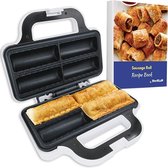 Maak binnen enkele minuten 4 snelle en heerlijke ontbijt worstenbroodjes en snacks 220-240V 50/60Hz 850W