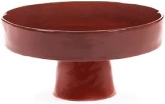 Serax Marie Michielssen La Mère bol sur pied H12,5cm D25cm rouge vénitien