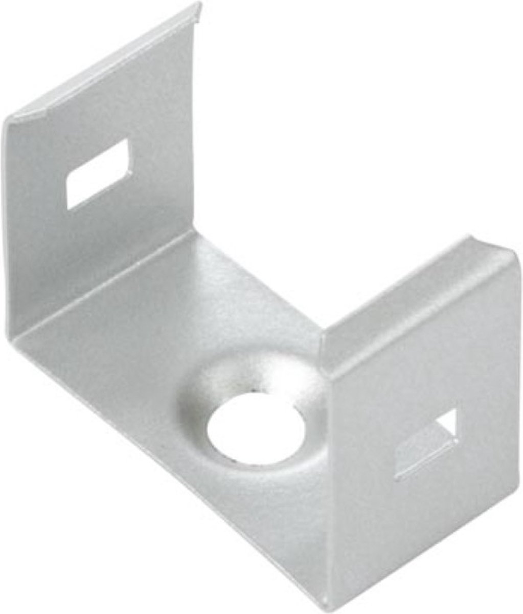 LEDsON MONTAGEBEUGEL VOOR ALUMINIUMPROFIEL VOOR LEDSTRIP SLIMLINE BREEDTE 15 mm - VERENSTAAL - ZILVER
