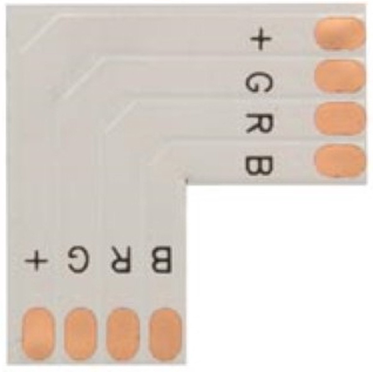 Velleman FLEXIBELE PCB CONNECTOR - L-VORM - 10 mm - RGB KLEUR