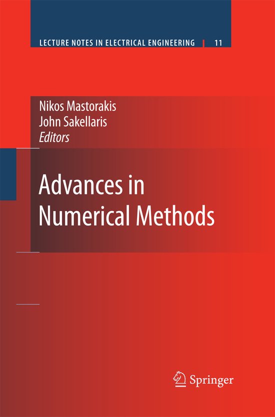 Advances in Numerical Methods - cover