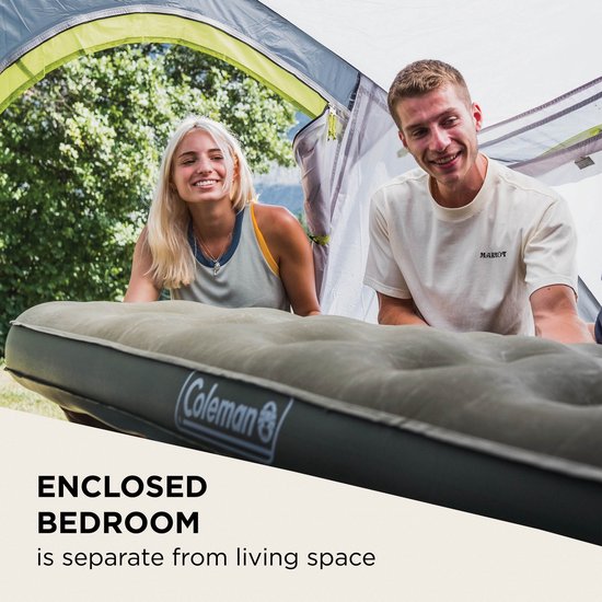 Coleman Darwin 3 Plus Koepeltent - 3-Persoons - Grijs