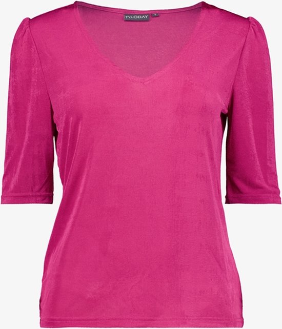 Top femme manches mi-longues TwoDay - Rose - Taille 3XL