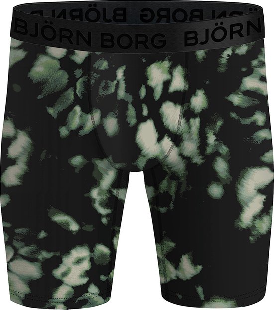 Björn Borg Performance boxers - microfiber heren boxers lange pijpen (2-pack) - multicolor - Maat: S