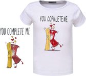 Glo-Story t-shirt you complete me wit 152