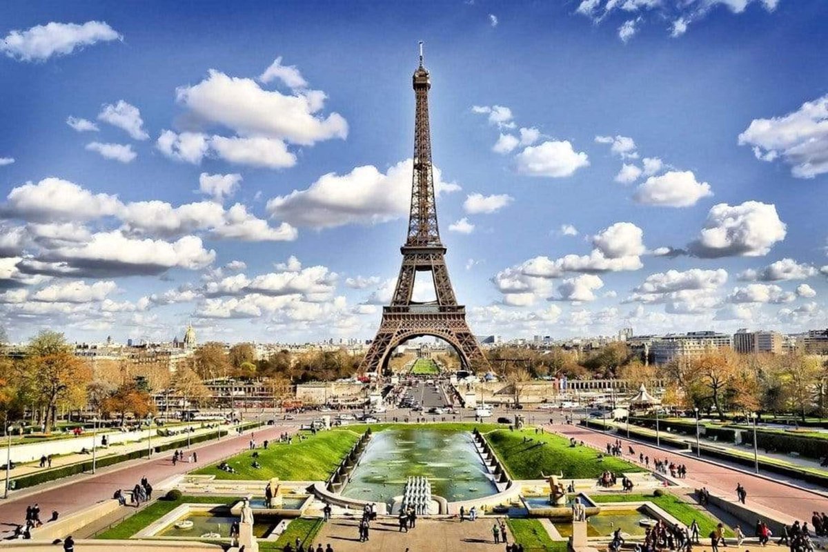 Fotobehang - Paris 375x250cm - Vliesbehang