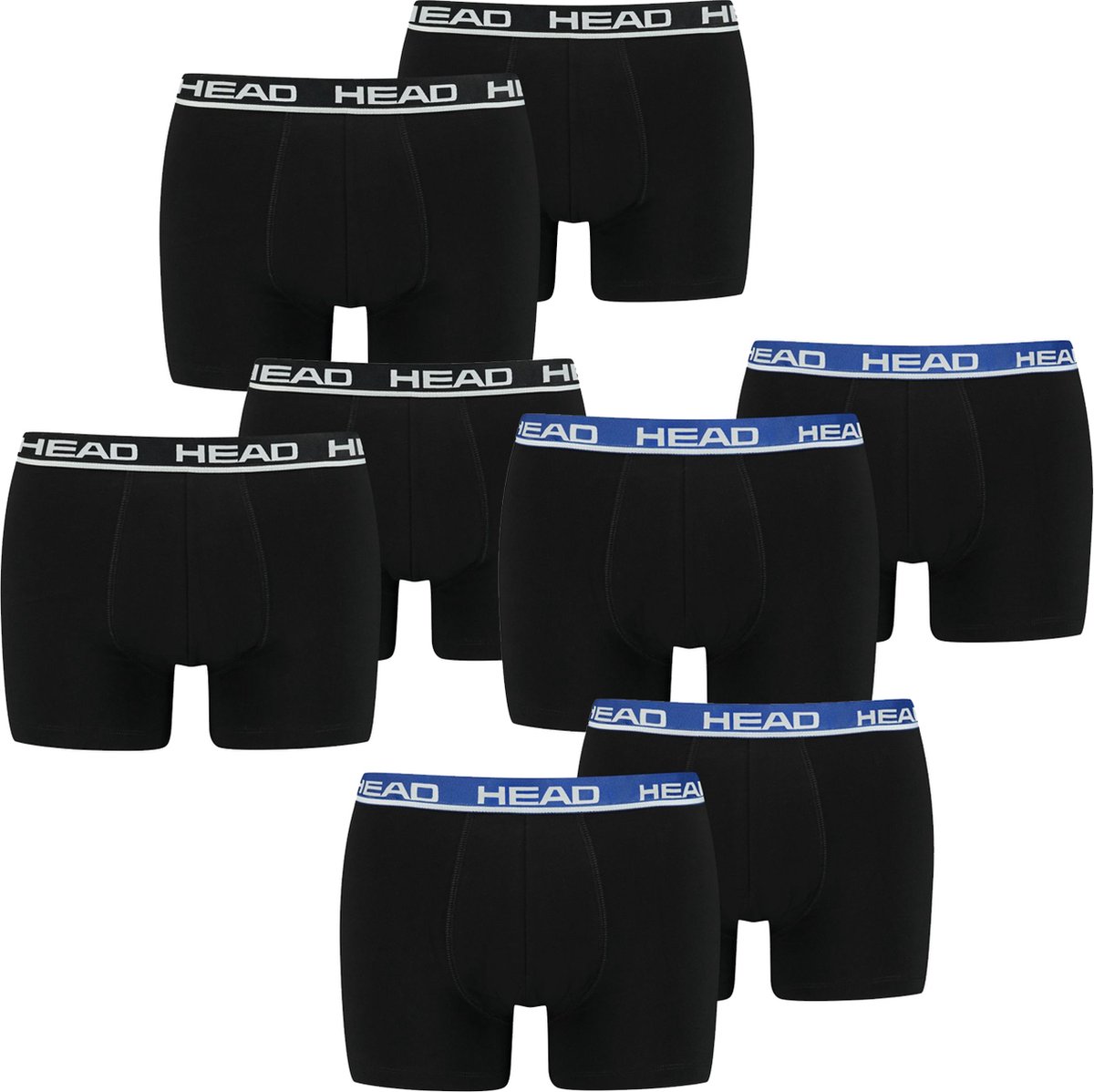 HEAD Heren Boxershorts HEAD BASIC BOXER 8er Pack Veelkleurig S