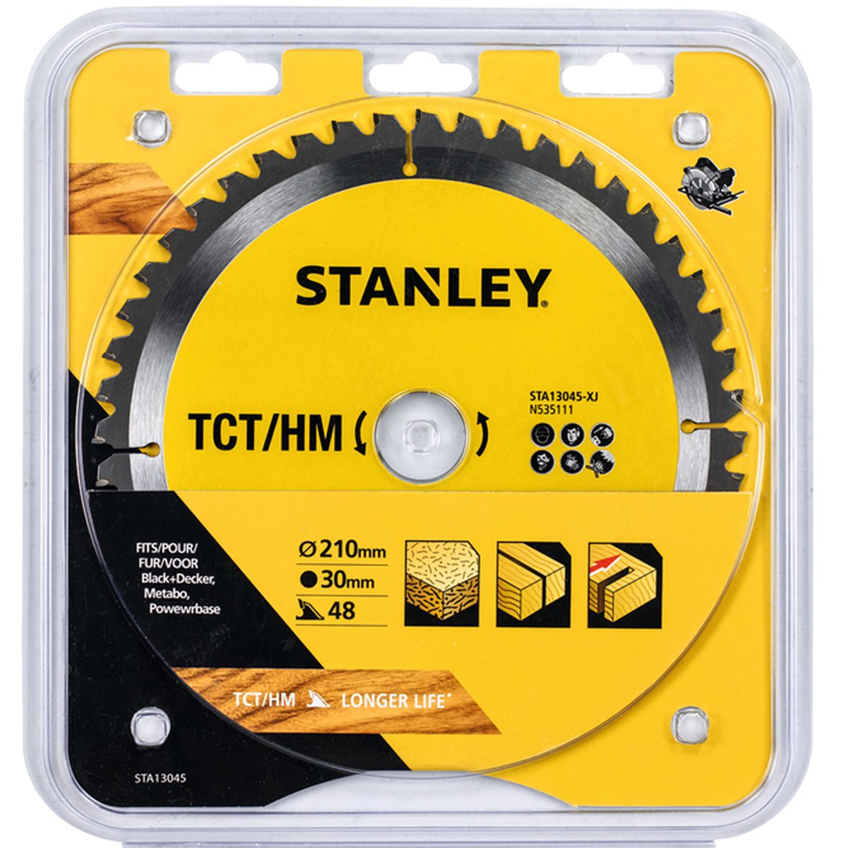 Lame Scie Circulaire DeWalt DT20433-QZ - 210x30x2.4mm - 40 Dents - Coupe Fine Et Précise