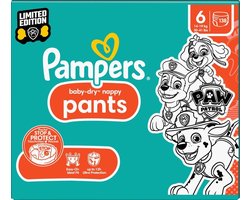 Pampers Baby Dry Nappy Pants luierbroekjes Extra Large (14-19 kg) Limited Edition Paw Patrol, Maandelijkse box, 138 Stuks