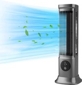 NewWave® - Koeltoren Ventilator - Bladloze Airconditioner - Draagbare Koeler Voor Thuis Of Kantoor - Roterend - 10x11x29cm