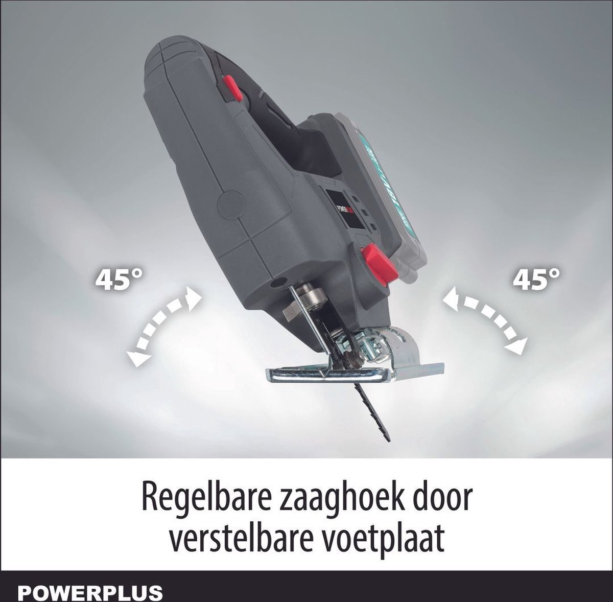 Powerplus accu decoupeerzaag POWEB2530 - 18V zaagmachine - 2500min-1 - zonder accu en lader - gereedschap met 1 acc. – foto 3