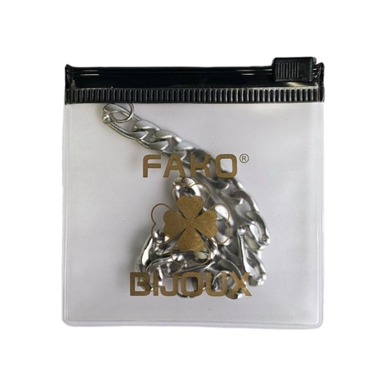 Fako Bijoux® - Schakelarmband Figaro - Armband Figaro Schakel - Staal - RVS - 7mm - 18cm - Zilverkleurig