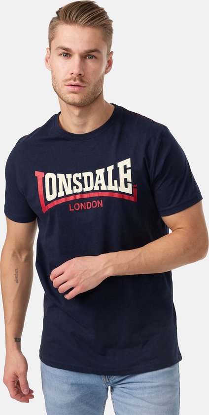 Lonsdale Herren T-Shirt normale Passform TWO TONE