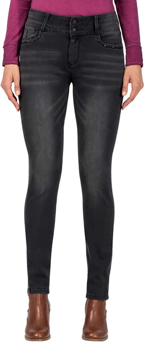 TIMEZONE Dames Jeans Broeken Enya slim Fit Zwart 26W / 32L Volwassenen