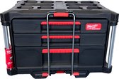 Milwaukee PACKOUT 2 + 1 Lade Gereedschapskoffer Gereedschapskoffer 363 x 564 x 414 mm ( 4932493190 ) Lade organiser