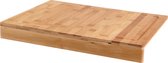 Bambou & Co Snijplank met rand - bamboe hout - 43 x 33 x 5 cm - voor het aanrecht