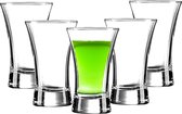 Urban Living Verres à shot/ verres à shot Krosno - verre transparent - 6x pièces - 40 ml - shots