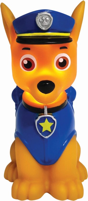 Paw Patrol Chase LED Zak-Nachtlampje Approx. 13cm