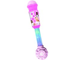 Barbie Trendy Verlichtingsmicrofoon met luidspreker (aux-in), melodieën en geluidseffecten