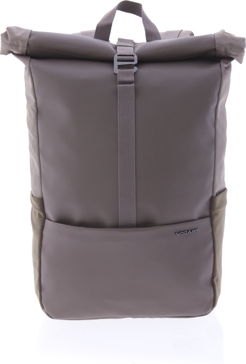 Vogart Eborn Waterproof Roll-Top Laptoprugzak - 13 inch - Beige