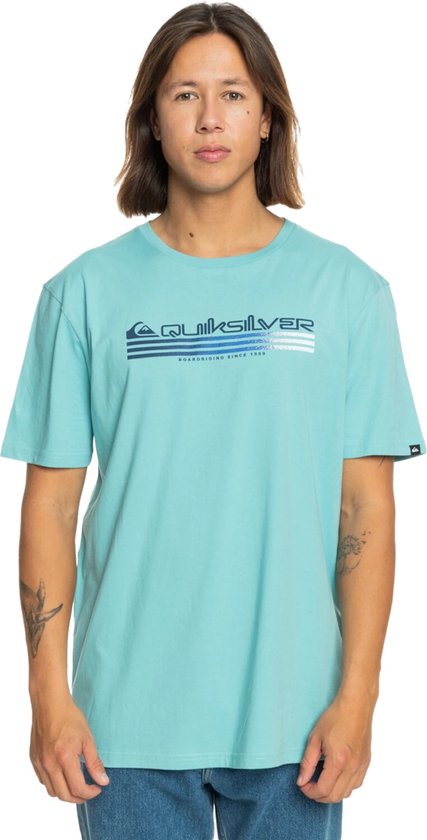 Quiksilver Omni Fill Heren T-shirt Eqyzt07664-bha0 - Kleur Blauw - Maat XL