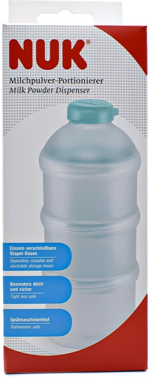 NUK Melkpoeder doseerhulp, 3 stuk, BPA-vrij, petrol