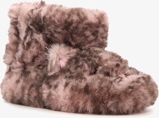 Thu!s chaussons pour enfants bébé léopard - Violet - Taille 22 - Pantoufles