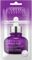 Eveline Cosmetics - Face therapy professional - Retinol ampul gezichtsmasker - 8ml - 0.2% Retinol complex, Bakuchiol en Niacinamide