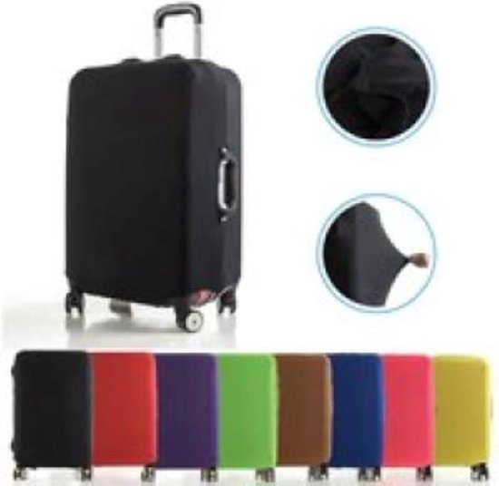 Wasbare Elastische Kofferhoes Bagage Beschermhoes PAARS Maat M-24 inch- Reiskofferhoes, Trolley Protector Cover Kofferhoes, bagagehoes, bagagehoes, vakantie, reizen beschermhoes, koffer (24 inch), vliegtuig Travel